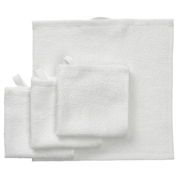 Рушник ІКЕА LUDDVIAL 25х25 см білий (30579872)