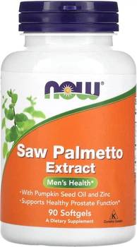 Дієтична добавка Со пальметто Now (Now Foods) Saw Palmetto 160 мг 90 капсул (733739047342)