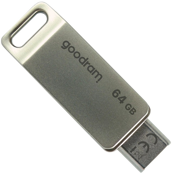 Pendrive USB GOODRAM ODA3 64GB USB 3.2 Gen 1/Type-C Silver (5908267960264)