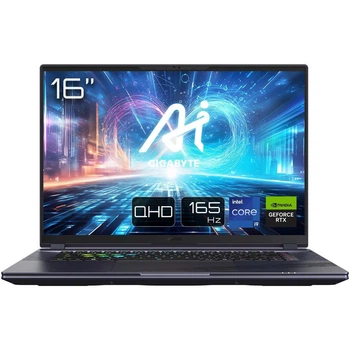 Ноутбук Gigabyte 16" Aorus 16X ASG 2024 2.5K IPS 165Hz/Intel Core i9-14900HX/32GB/1TB/RTX 4070 8GB/DOS/Gray (AORUS 16X ASG-63UAC64SD)