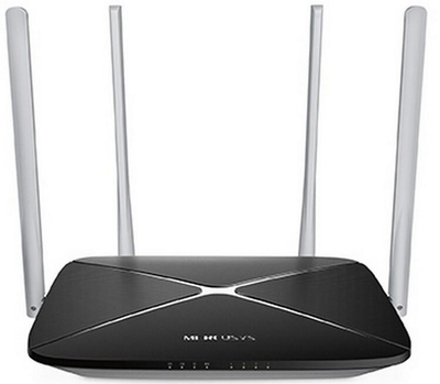 Маршрутизатор Wi-Fi роутер Mercusys ACI2 AC1200 двохдіапазонний 4G/5G Black