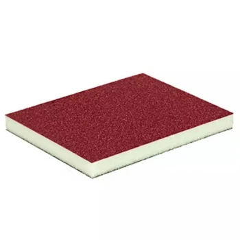 Абразивная ручная губка DOUBLEFLEX SOFTPADS FINE RED 123х98х13 мм