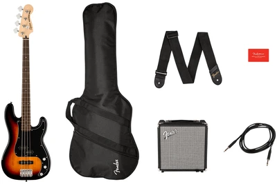 Гітарний набір з бас-гітарою SQUIER AFFINITY SERIES PRECISION BASS PJ PACK 3 COLOR SUNBURST (301693)