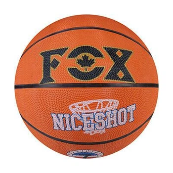 М'яч баскетбольний FOX NiceShot, гумовий, помаранчевий
