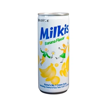 Напиток молочный газированный Lotte Milkis Banana 250 мл