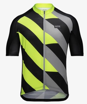 Велоджерсі Gorewear Signal jersey mens black/neon yellow L