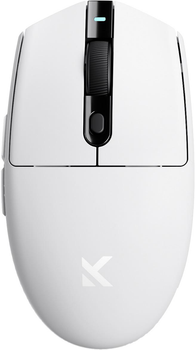 Геймерська акумуляторна бездротова (Bluetooth + 2,4G) миша Mchose G3 V2, PixArt PAW3311, 12000DPI, 800mah, White/Біла (G3V2W)