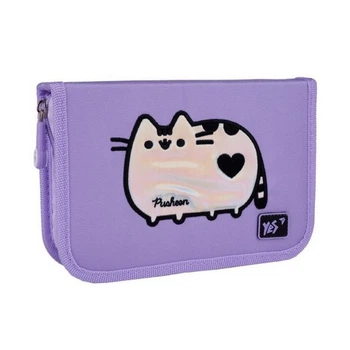 Пенал твердый Yes HP-04 Pusheen Shiny, одинарный, с 2 клапанами (533628)