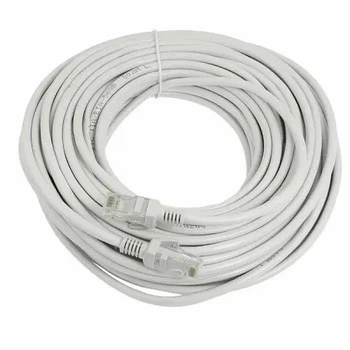 Патч-корд Kuyia RJ45 17м, сетевой кабель UTP CAT5e 8P8C, LAN (116244)