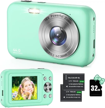 Фотоаппарат KOASDVS 44 Мп / CMOS / Full HD 30 fps / 16х зум / Зеленый Б/В