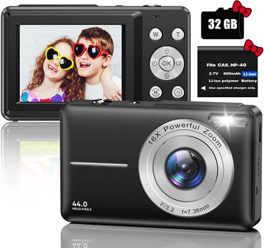 Фотоаппарат YLSHGXFC DC403 44Мп / Full HD 30fps / 16X зум / Black Б/В