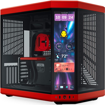 Корпус Hyte Y70 Touch Infinite Black-Red PCIE 4.0 (CS-HYTE-Y70TTI-RB)