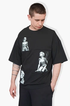 Чоловіча футболка "Мотоко" з трьома принтами на нашивках L/XL (8037368)