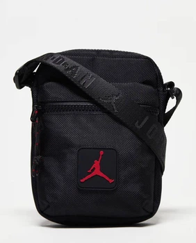Месендджер сумка через плече Jordan чорна J-13