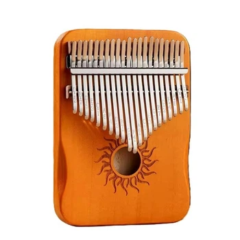 Калимба на 21 клавишу из дерева ручной музыкальный инструмент Kalimba желтый клен (GS-184796)
