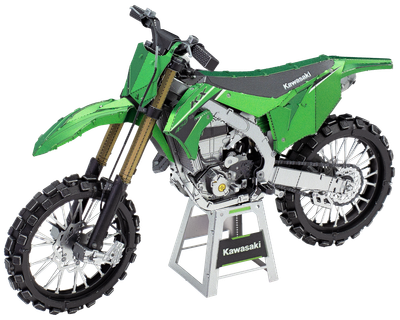 Металлический 3D конструктор "Мотоцикл Kawasaki KX-450"