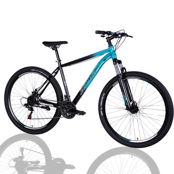 Велосипед ST 29" SPACE MARS DD FR рама-20" бирюзово-черный (матовый) 2025