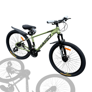 Велосипед подростковый 27.5" HARD (рама-16") SHIMANO 2025 Хаки