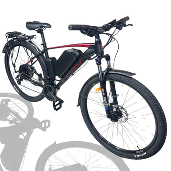 Велосипед з Е-комплектом з багажником E-Titan AL 29" Leon TN-80 HDD рама-19" 1000w 48v 24ah/ до 75 км запас ходу