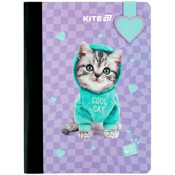 Блокнот із магнітною закладкою Kite Studio Pets А5 60 аркушів клітинка (sp25-192)