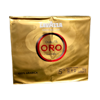 Кофе молотый Lavazza Qualità Oro, оригинал (спайка 2 х 250 г)