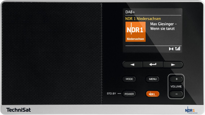 Odbiornik radiowy TechniSat Digitradio 215 NDR 1 Dabbi Edition Black/Silver (0010/4995)