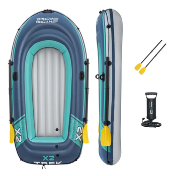 Ponton dmuchany Bestway Hydro-Force Trek X2 Raft 232 x 118 cm 61153 (6941607373033)