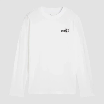 Подростковый лонгслив для мальчика Puma ESS 69072602 170-176 см Puma White (4069157709118)