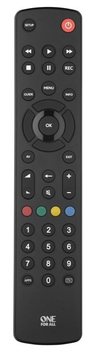 Pilot uniwersalny One For All Contour TV URC1210 Black (8716184064982)