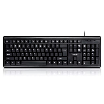 Дротова клавіатура T-Wolf T15, USB, 1.3m, Чорний