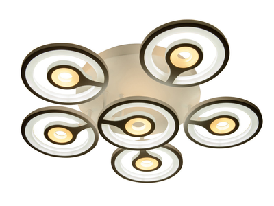 Потолочная LED люстра, светильник светодиодный Sunlight белый 1501 (630) WHT 3257865