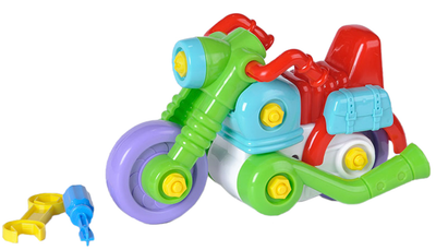 Конструктор із викруткою Мотоцикл. Toys-plast ІП.30.002