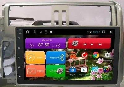 Штатна автомагнітола Gps Android Toyota Prado 150 навігаційна мультимедіа система авто