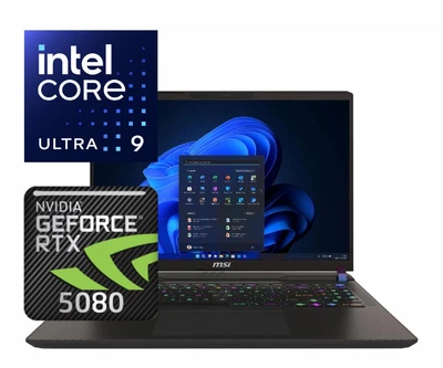 Ноутбук (2025) игровой MSI Vector 16 HX AI Ultra 9-275HX / 128GB / 1TB+1TB / Win11x Licensed / RTX5080 / 16" 240Hz