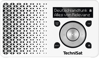 Радіоприймач TechniSat Digitradio 1 DAB+ White-Silver (0001/4997)