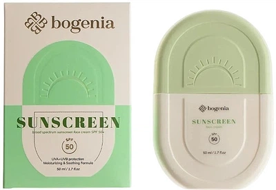 Солнцезащитный крем для лица - Bogenia Sunscreeen Face Cream SPF50 50ml (1293922-1054248590-2)