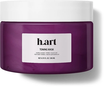 Тоніруюча маска для волосся фіолетова "Color Art" - h.art Toning Mask Purple Color Art 200ml (1292138-2122486134-2)
