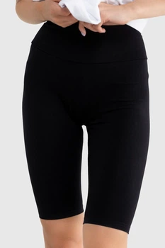 Велосипедки однотонные женские LAWA CTM WBC02313 XS Черный shop (2000989915201)