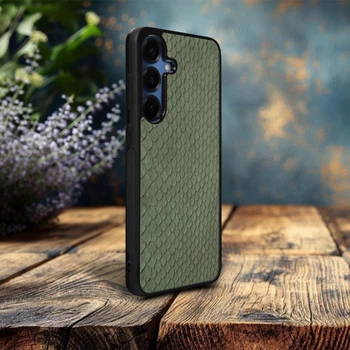Накладка SkinBacker Mini Python Scales для Samsung Galaxy S25 Plus Оливковый (79554)