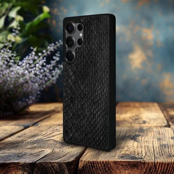 Накладка SkinBacker Mini Python Scales для Samsung Galaxy S25 Ultra Чёрный (79562)