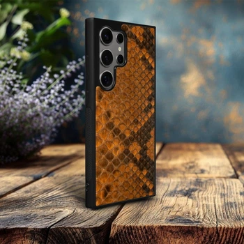 Накладка SkinBacker Mini Python Scales для Samsung Galaxy S24 Ultra Коричневый (79545)