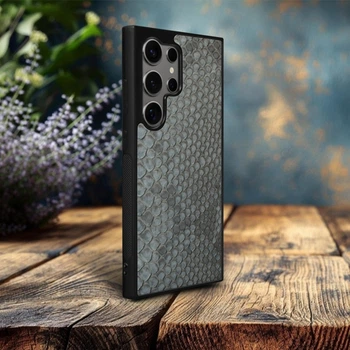 Накладка SkinBacker Mini Python Scales для Samsung Galaxy S24 Ultra Серый (79549)