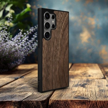 Накладка SkinBacker Wood для Samsung Galaxy S24 Ultra Американский орех (79596)
