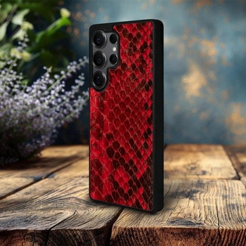 Накладка SkinBacker Mini Python Scales для Samsung Galaxy S25 Ultra Красный (79558)