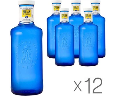 Упаковка минеральной негазированной воды Solán de Cabras 12 шт х 0,5 л стекло