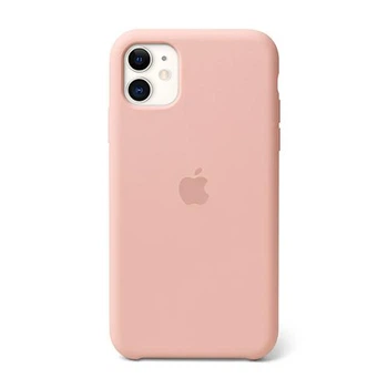 Чехол WAVE Full Silicone Case с защитой 360 по корпусу и внутренней микрофиброй для iPhone 11 Chalk Pink