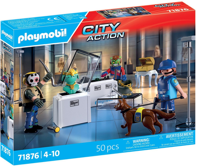 Zestaw zabawek dla dzieci Playmobil Pościg w miejskim parku (71876) (4008789718761)