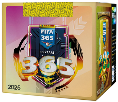 Набір колекційних карток Panini Fifa 365 2025: Display of 50 Packs Stickers 105902 (8051708020373)