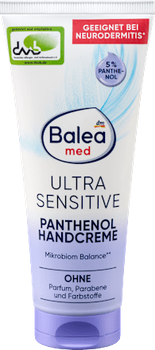 Крем для чувствительной кожи рук с пантенолом Balea Ultra Sensitive Panthenol Handcreme 100 мл
