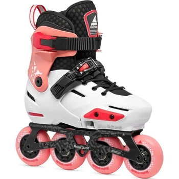 Дитячі ролики Rollerblade Apex 29-32 Білий-Рожевий